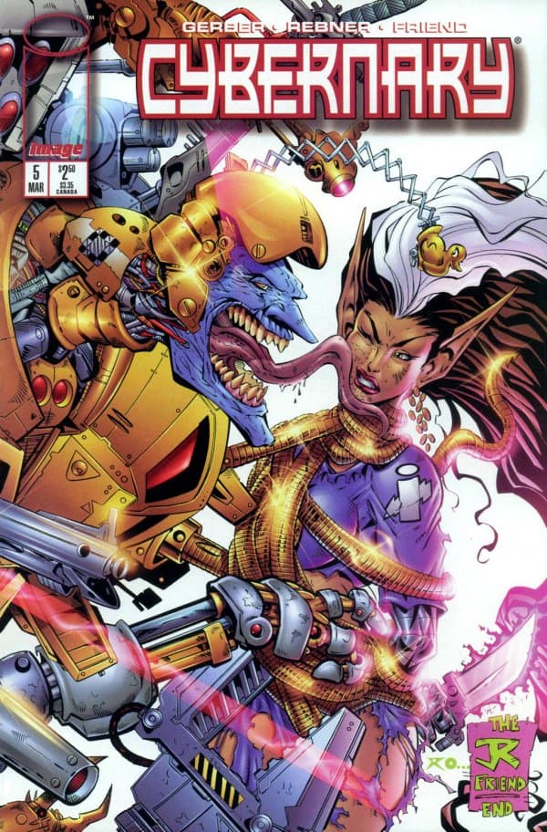 Cybernary #5 cover