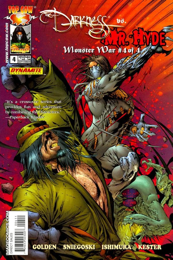 The Darkness vs. Mr. Hyde Monster War #4 cover