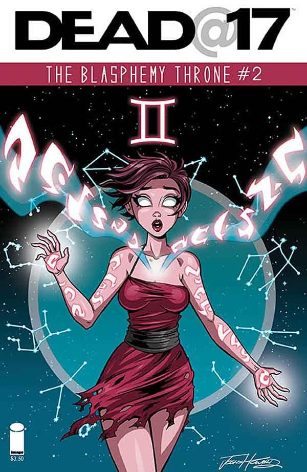 Dead@17: The Blasphemy Throne #2 cover