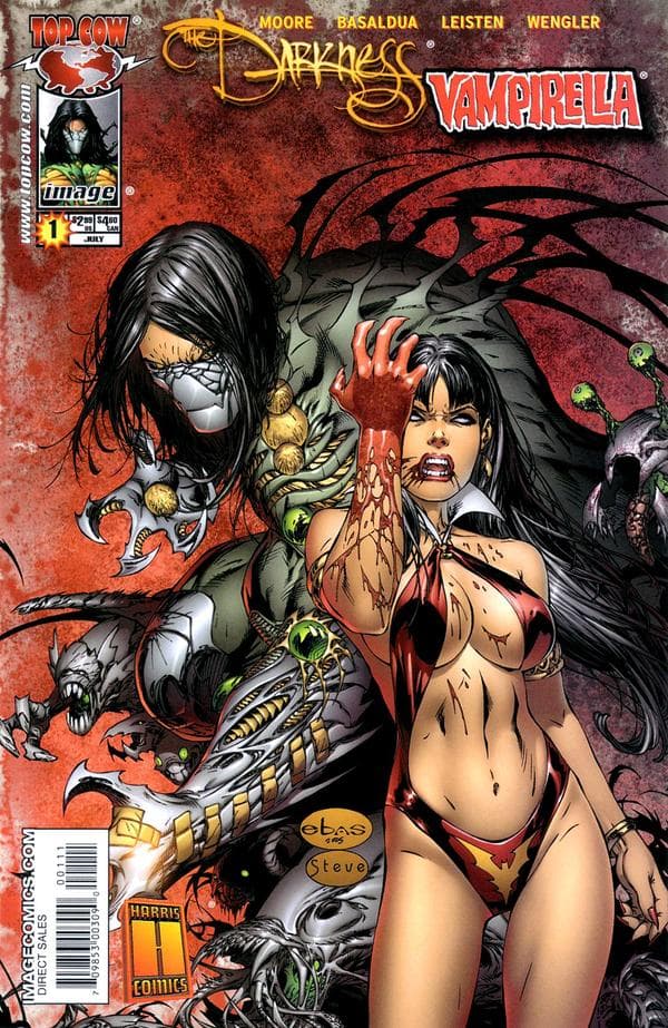Darkness / Vampirella #1 cover