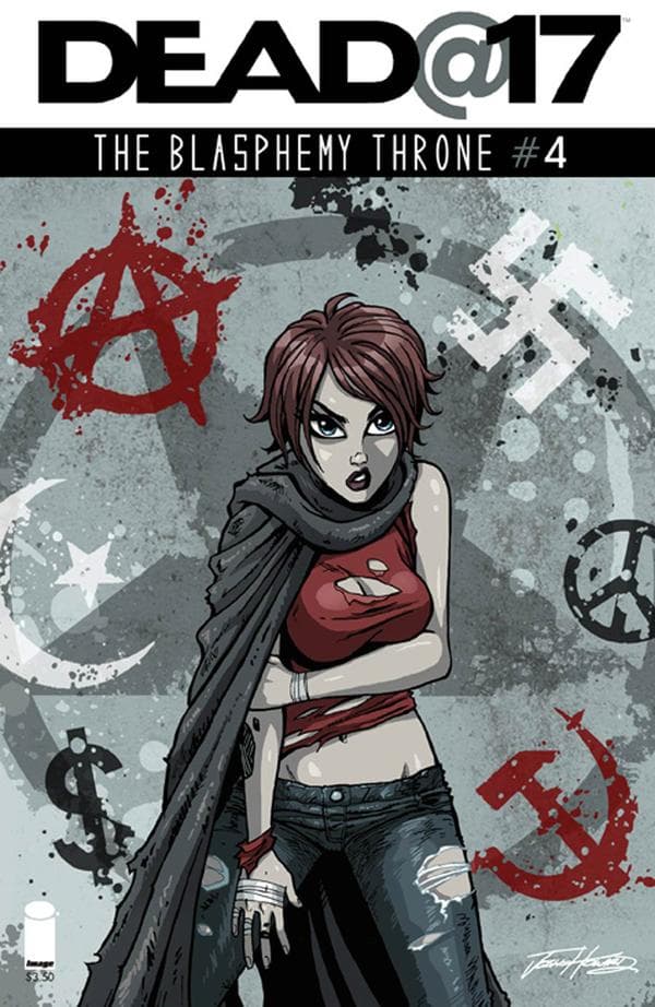 Dead@17: The Blasphemy Throne #4 cover