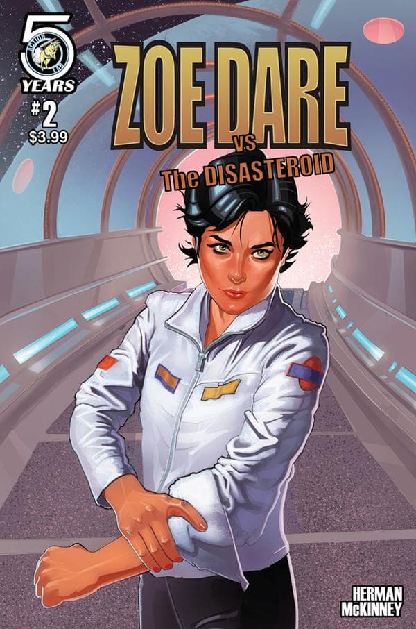 Zoe Dare vs. the Disasteroid #2 cover