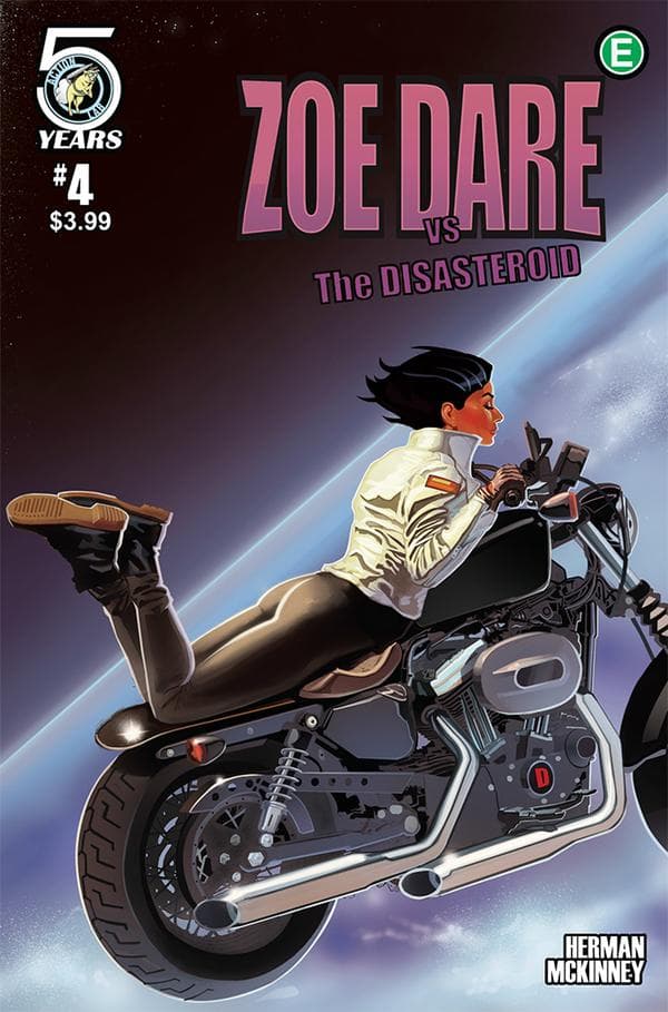 Zoe Dare vs. the Disasteroid #4 cover