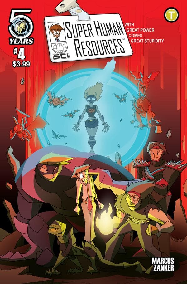 Super Human Resources #4 cover