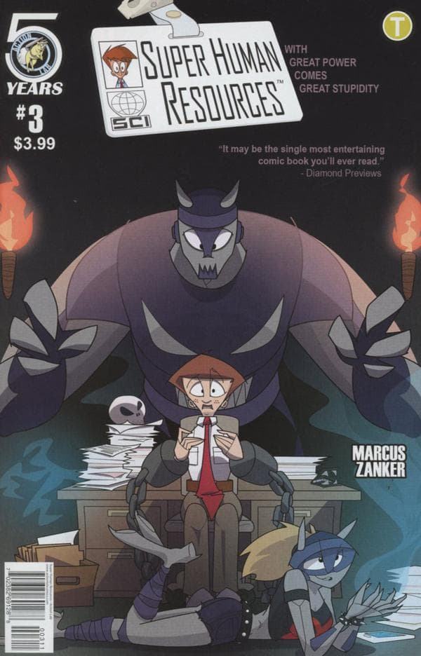 Super Human Resources #3 cover