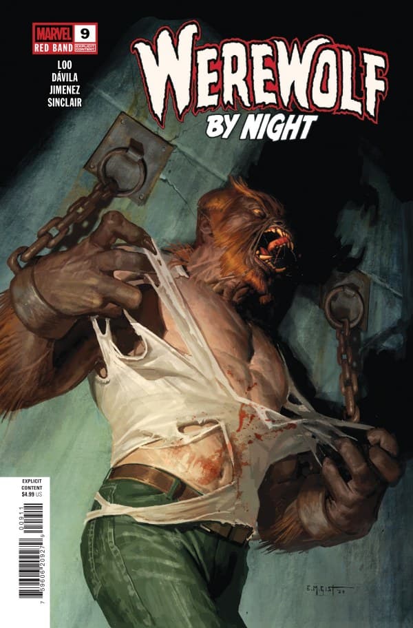 Werewolf by Night: Red Band #9 cover