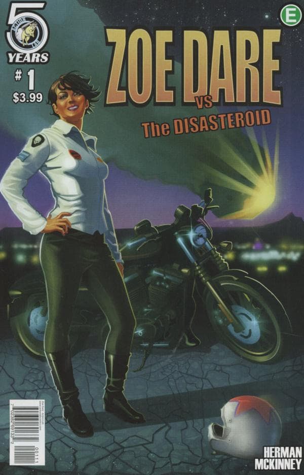 Zoe Dare vs. the Disasteroid #1 cover