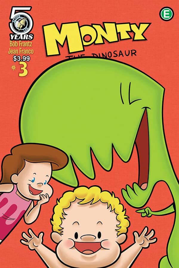 Monty the Dinosaur #3 cover