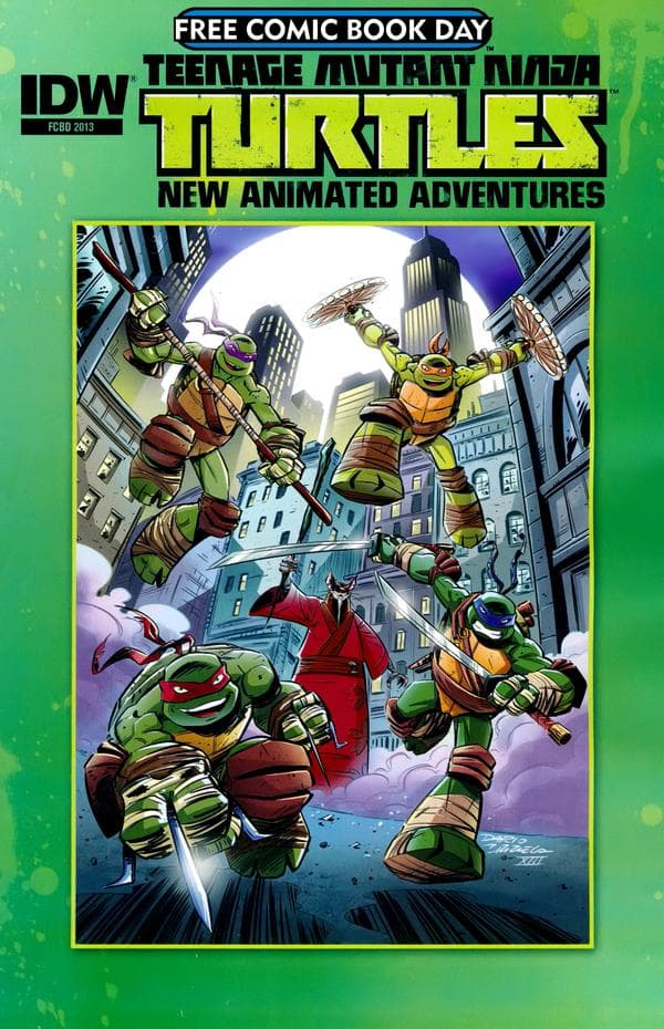 Teenage Mutant Ninja Turtles New Animated Adventures Free Comic Book Day