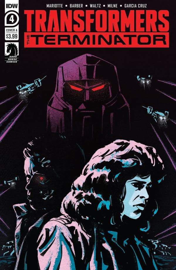 Transformers vs. Terminator #4 cover