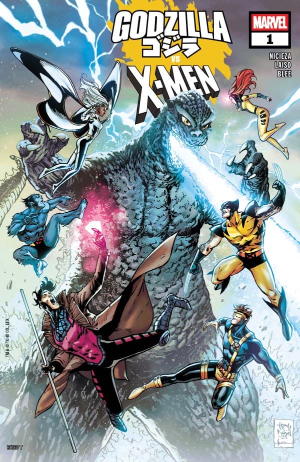 Godzilla vs. X-Men #1 cover