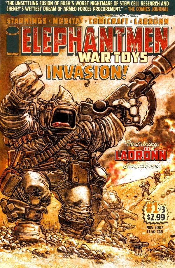 Elephantmen: War Toys #1 cover