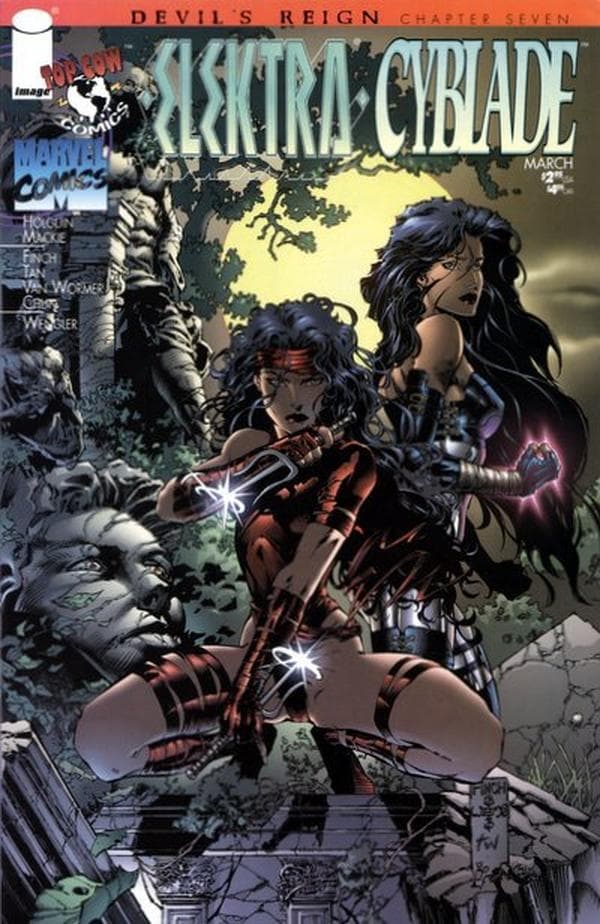 Elektra / Cyblade #1 cover