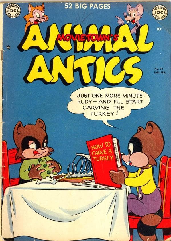 Movietown's Animal Antics #24 cover
