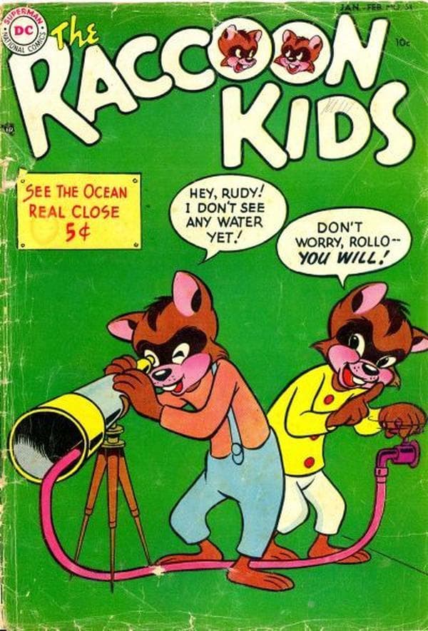 The Raccoon Kids #54 cover