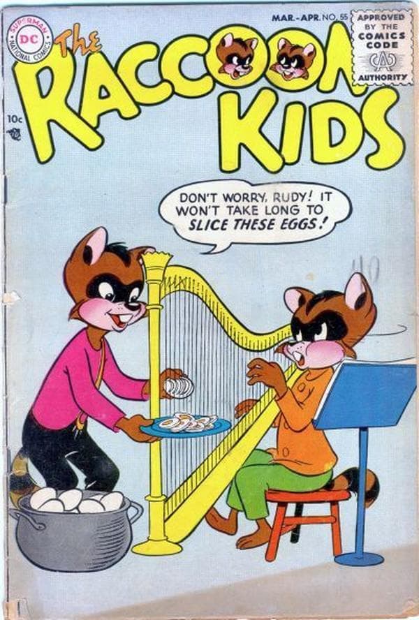 The Raccoon Kids #55 cover