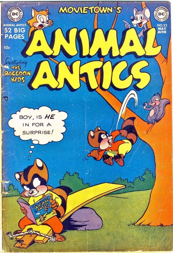 Movietown's Animal Antics #32 cover
