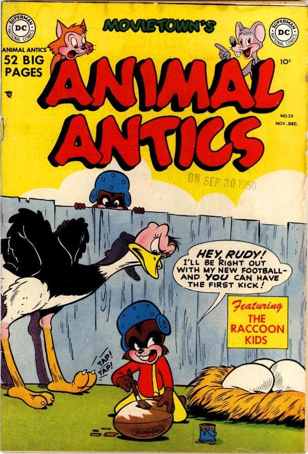 Movietown's Animal Antics #29 cover