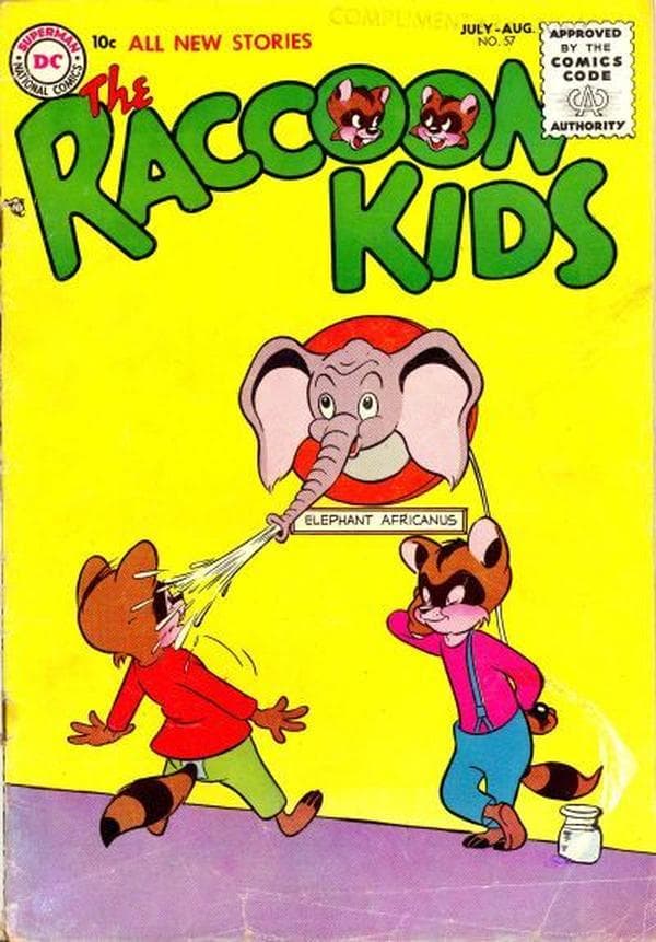 The Raccoon Kids #57 cover