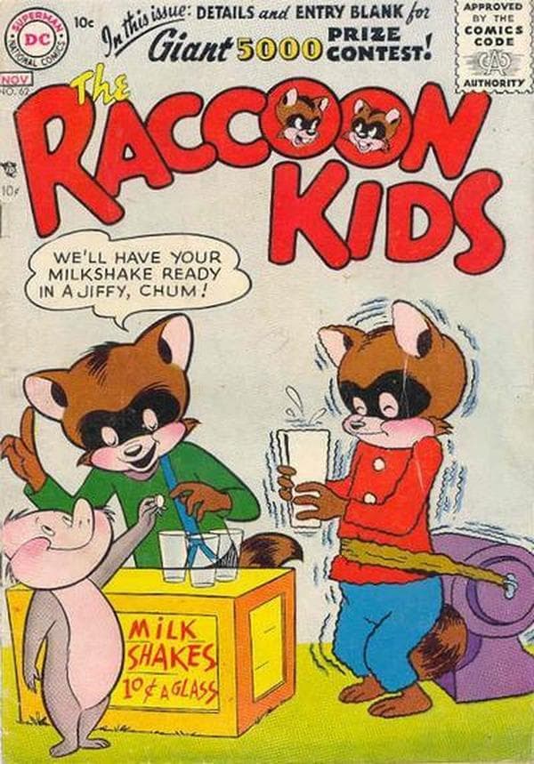 The Raccoon Kids #62 cover