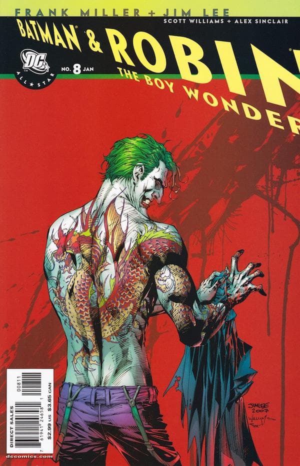 All Star Batman & Robin, The Boy Wonder #8 cover