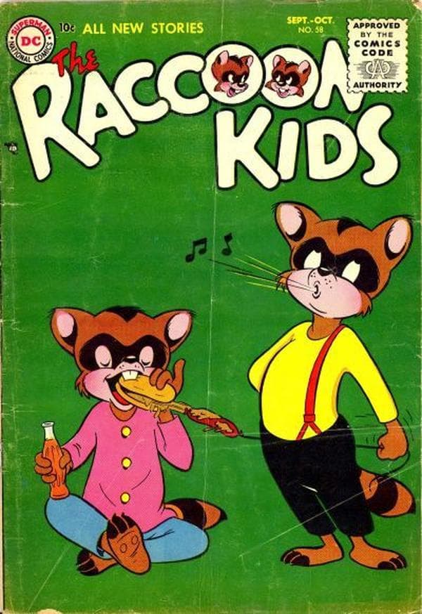 The Raccoon Kids #58 cover