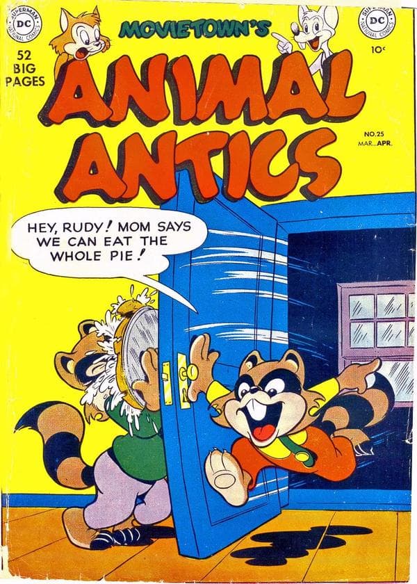 Movietown's Animal Antics #25 cover