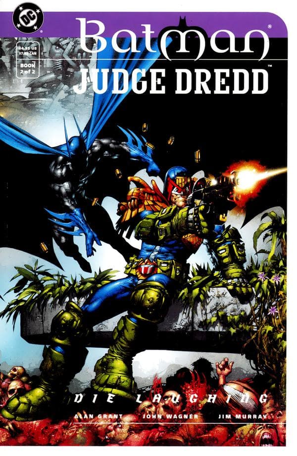 Batman/Judge Dredd "Die Laughing" #2 cover