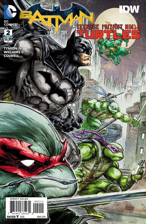 Batman/Teenage Mutant Ninja Turtles #2 cover