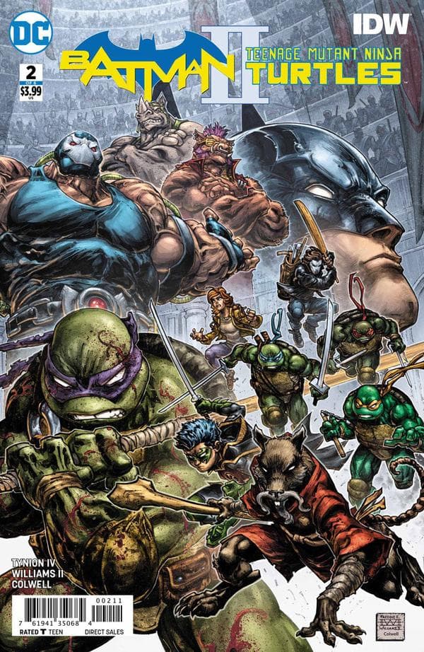 Batman/Teenage Mutant Ninja Turtles II #2 cover