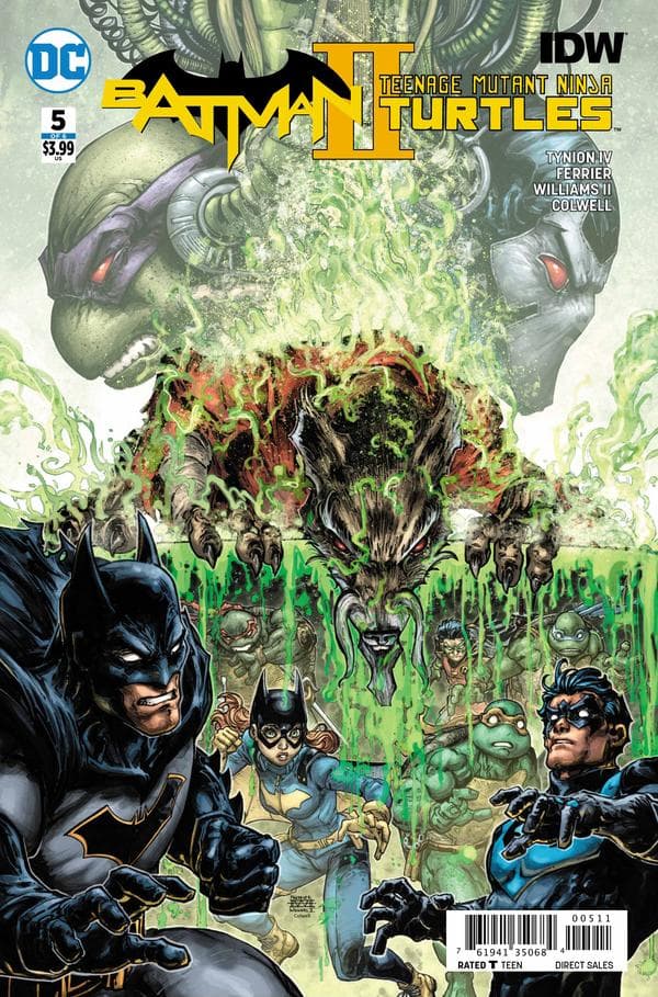 Batman/Teenage Mutant Ninja Turtles II #5 cover