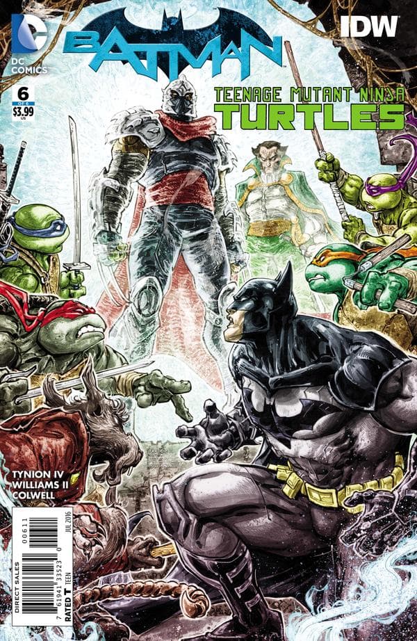 Batman/Teenage Mutant Ninja Turtles #6 cover