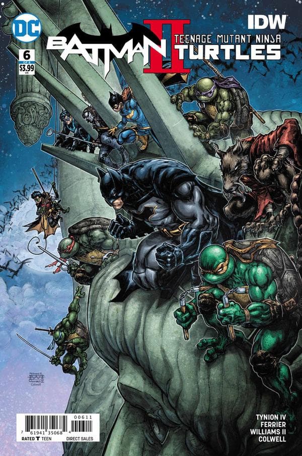 Batman/Teenage Mutant Ninja Turtles II #6 cover