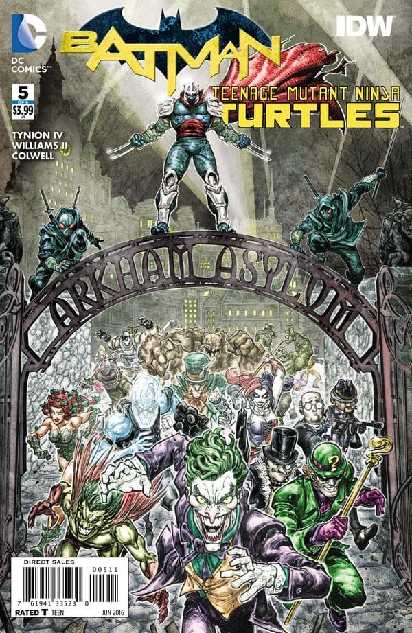 Batman/Teenage Mutant Ninja Turtles #5 cover