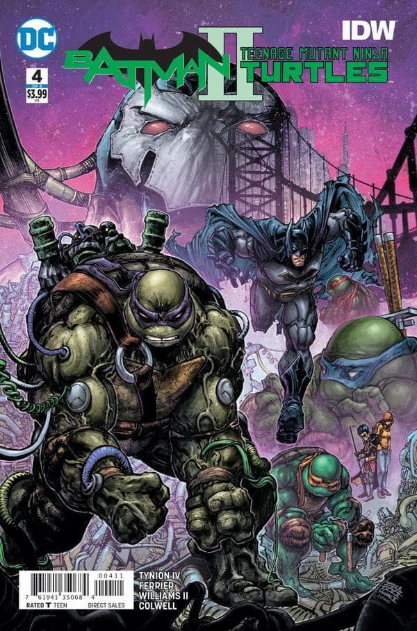 Batman/Teenage Mutant Ninja Turtles II #4 cover