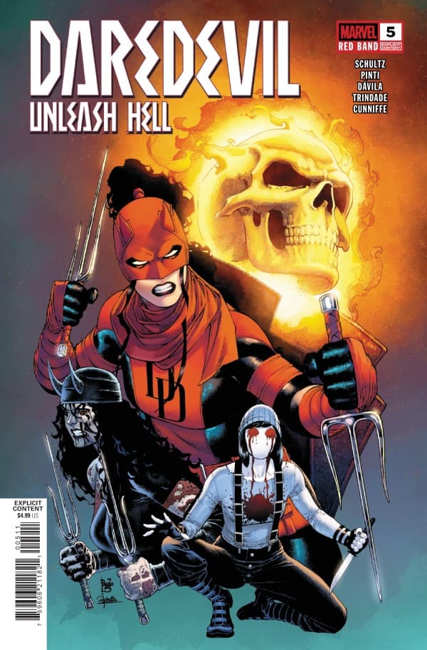Daredevil: Unleash Hell - Red Band #5 cover