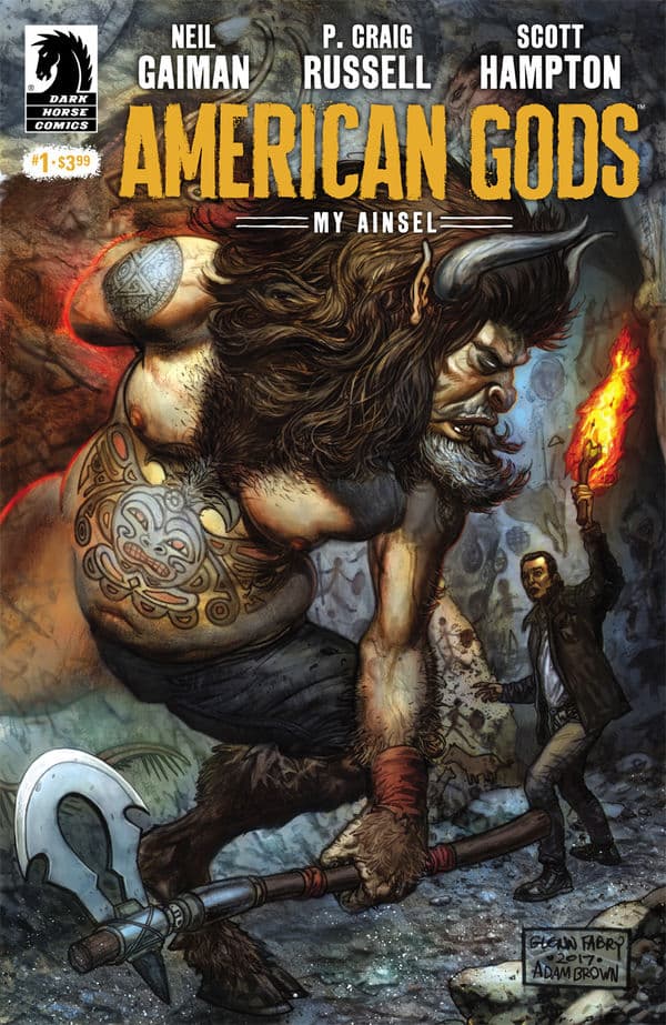 American Gods: My Ainsel cover — © Dark Horse Comics