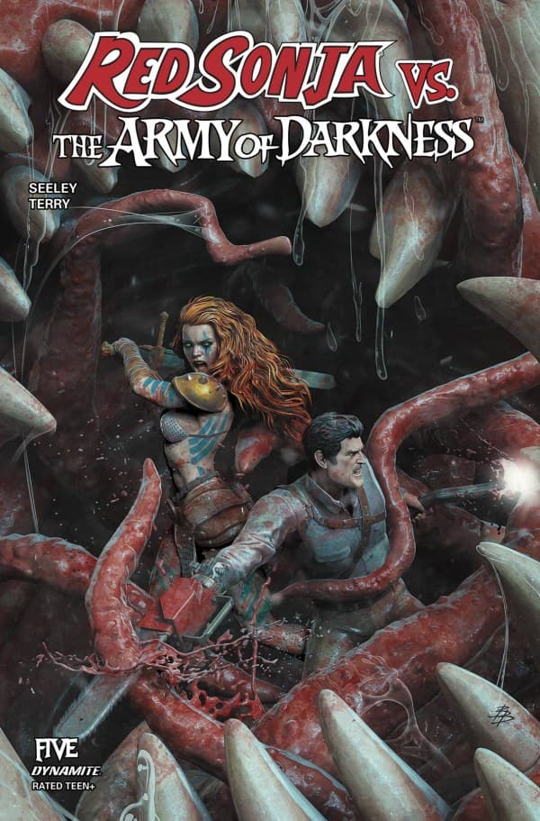 Red Sonja vs. The Army of Darkness #5 cover