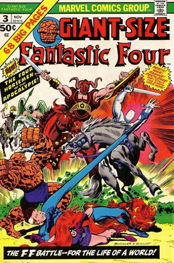 Giant-Size Fantastic Four #3 cover