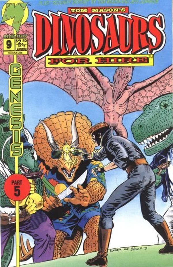 Dinosaurs for Hire #9 cover