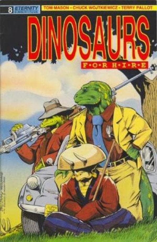 Dinosaurs for Hire #8 cover