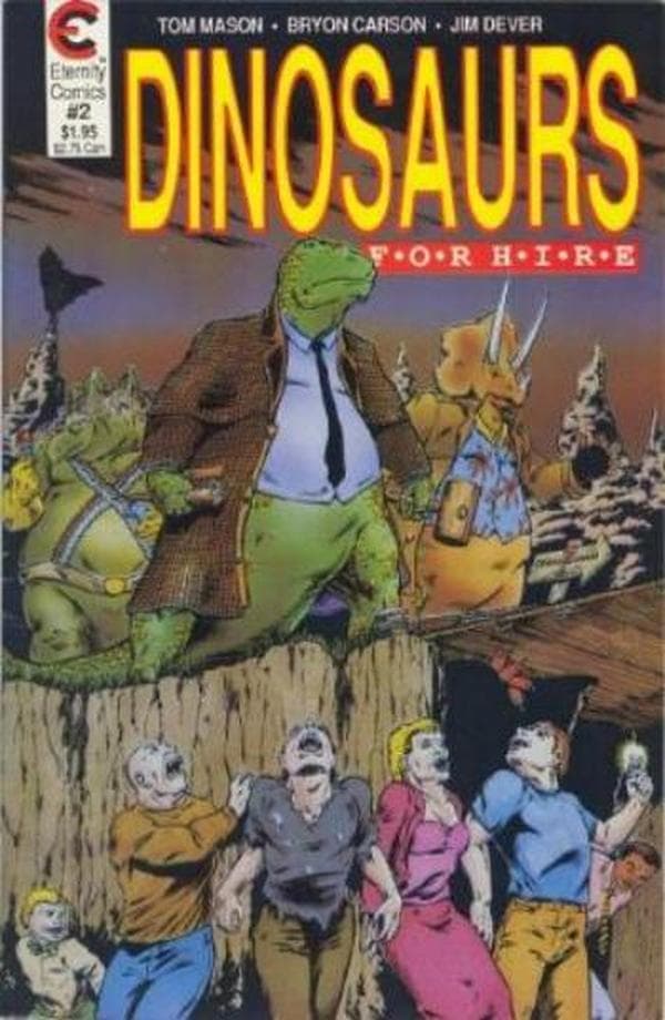 Dinosaurs for Hire #2 cover
