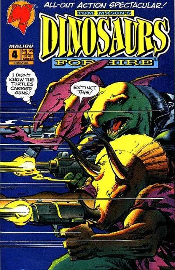 Dinosaurs for Hire #4 cover