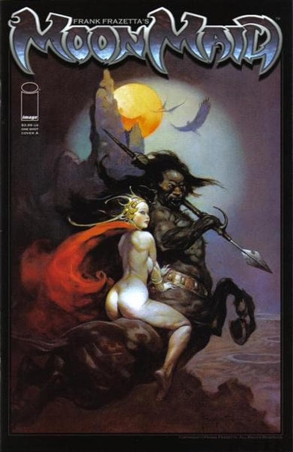 Frank Frazetta's Moon Maid #1 cover
