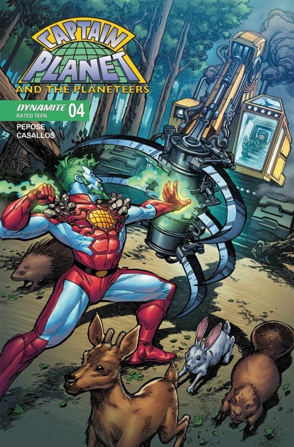 Captain Planet #4 cover