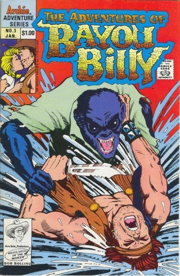 The Adventures of Bayou Billy #3 cover