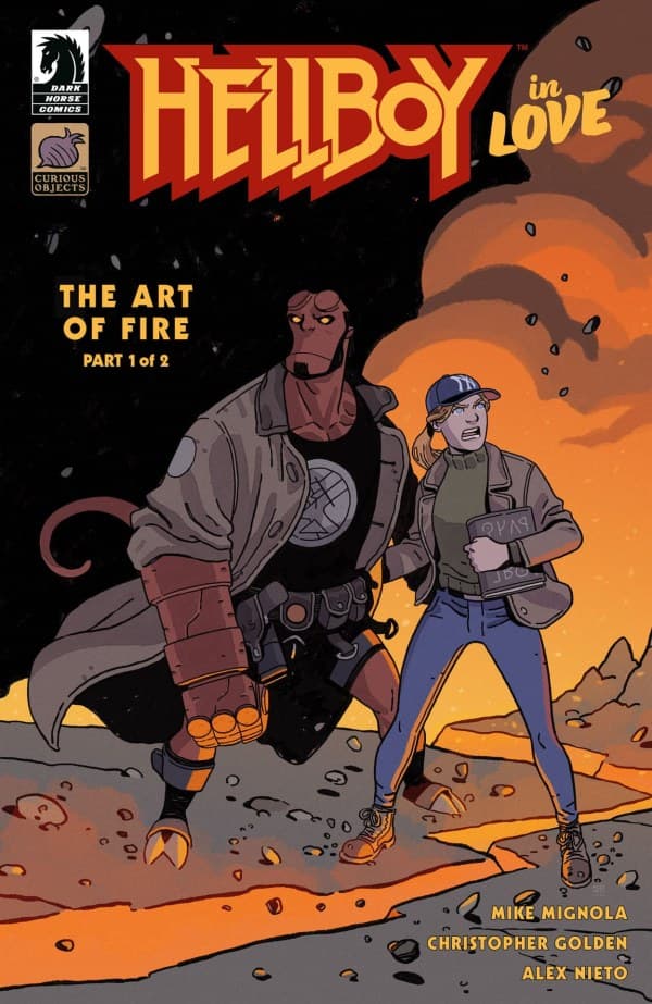 Hellboy in Love: The Art of Fire #1 cover
