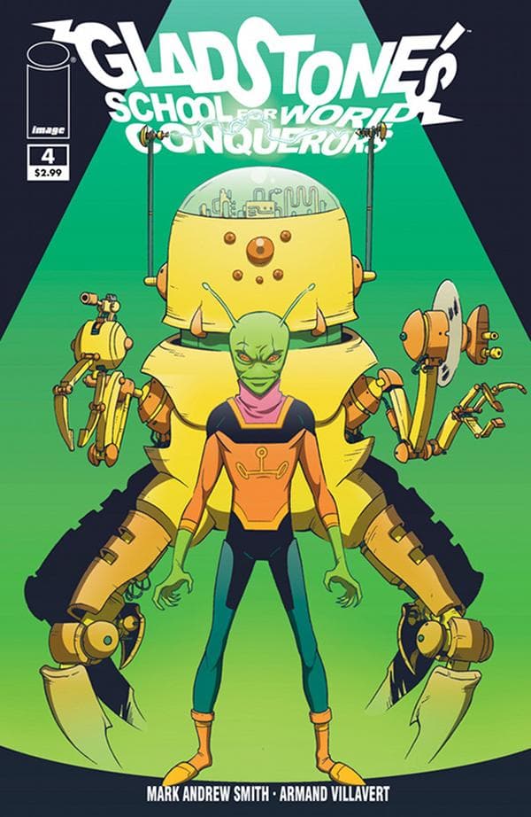 Gladstone's School for World Conquerors #4 cover