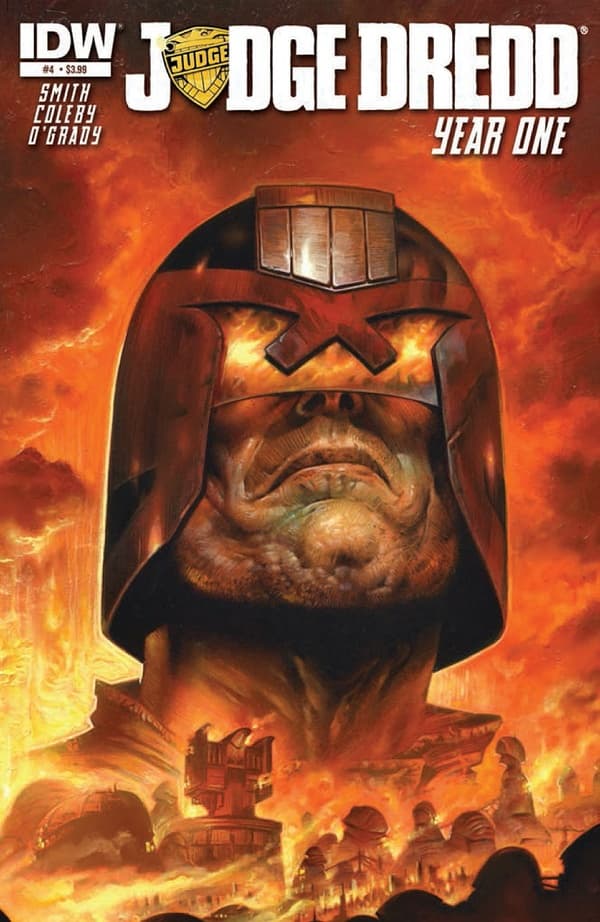Judge Dredd: Year One #4 cover