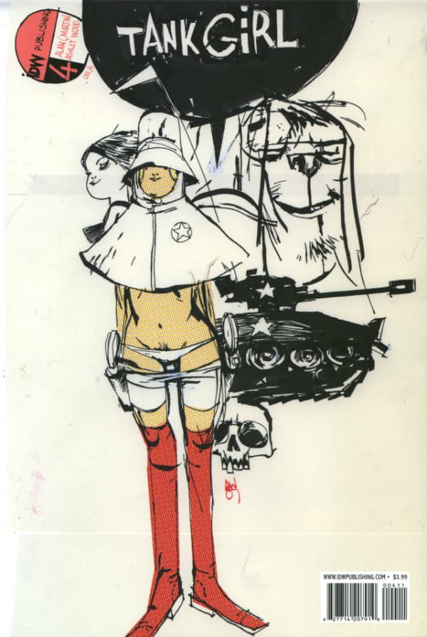 Tank Girl: The Gifting #4 cover